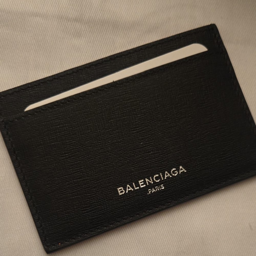Balenciaga Elegant Black Card Holder